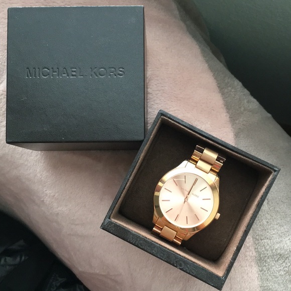 Michael Kors Rose Gold Watch - Picture 1 of 5